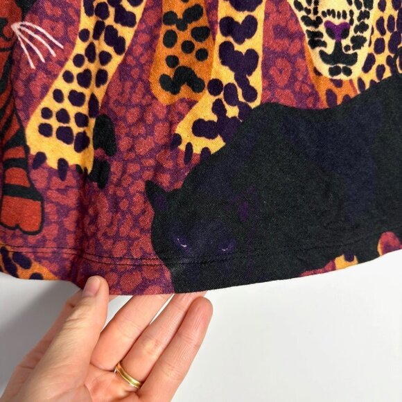 CONDITIONS APPLY Leopard Mini Skirt - Picture 3 of 6